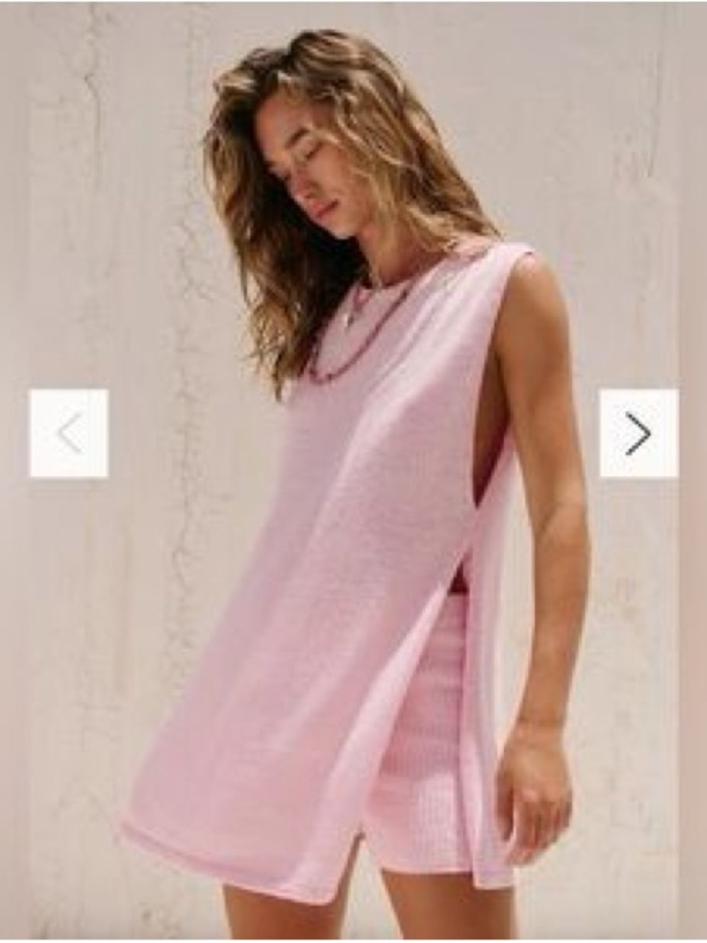 Free People Miranda Sweater Set - Pink a Boo Large